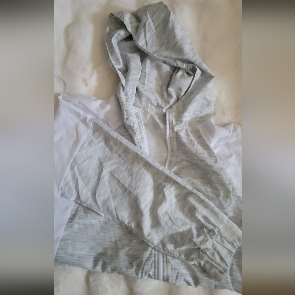 Gray Hooded Jacket
